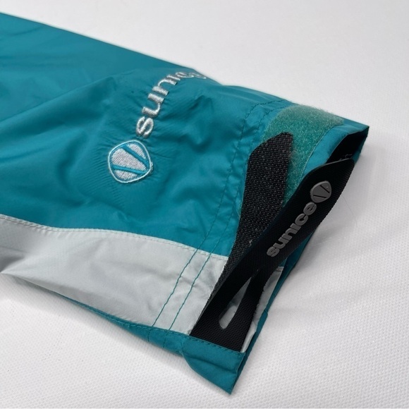 Sunice Jacket Windbreaker Typhoon Teal 1/4 Zip Golf Coastal Pebble Beachy Preppy - Picture 16 of 16